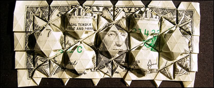 Folded Dollar